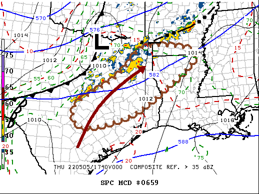 Mesoscale Discussion 659