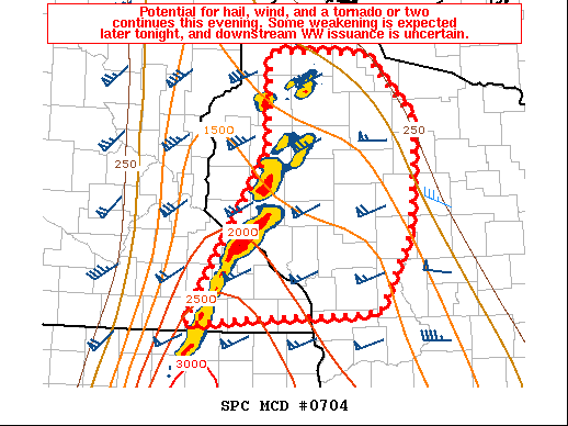 Mesoscale Discussion 704