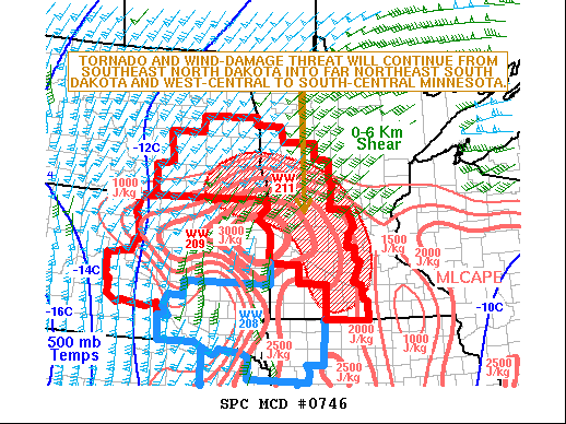 Mesoscale Discussion 746