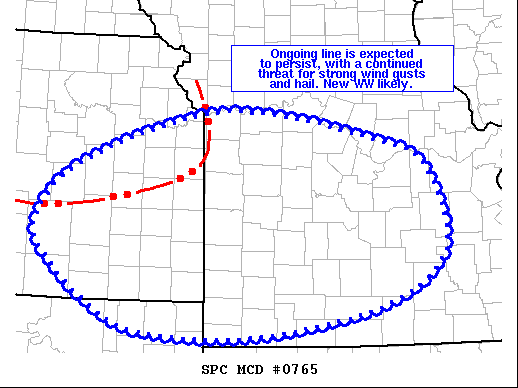 Mesoscale Discussion 765