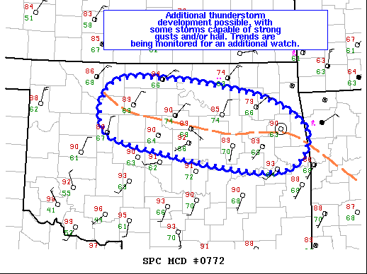 Mesoscale Discussion 772
