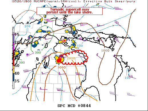 Mesoscale Discussion 844