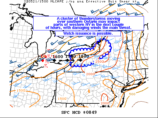 Mesoscale Discussion 849