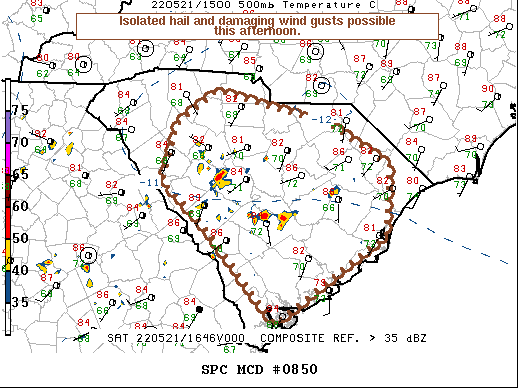Mesoscale Discussion 850