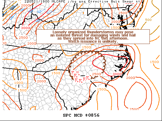 Mesoscale Discussion 856