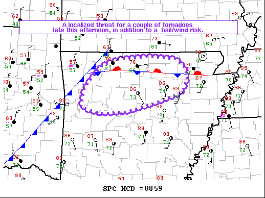 Mesoscale Discussion 859