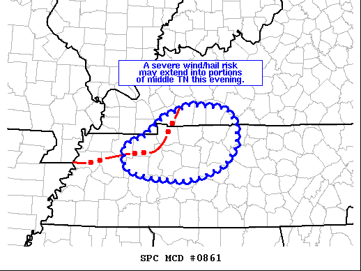 Mesoscale Discussion 861