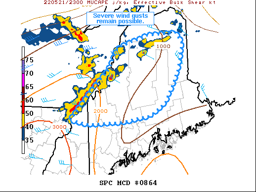 Mesoscale Discussion 864