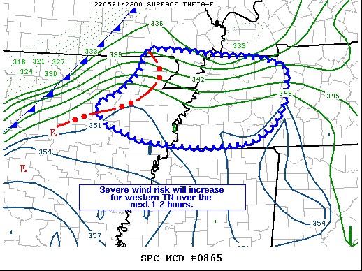 Mesoscale Discussion 865