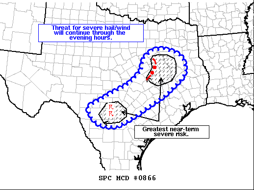 Mesoscale Discussion 866