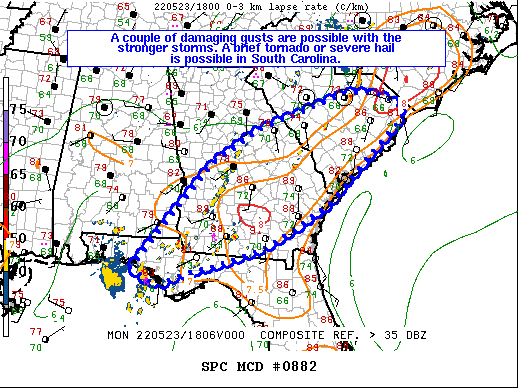 Mesoscale Discussion 882