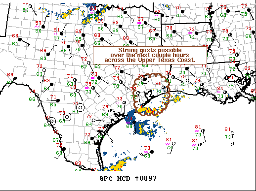 Mesoscale Discussion 897