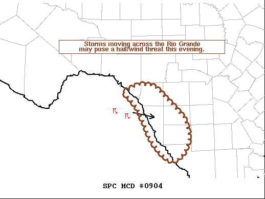 Mesoscale Discussion 904