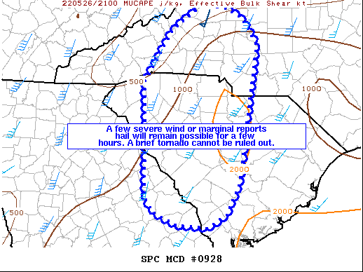 Mesoscale Discussion 928