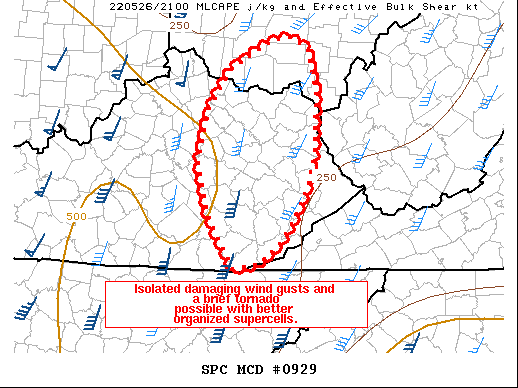Mesoscale Discussion 929