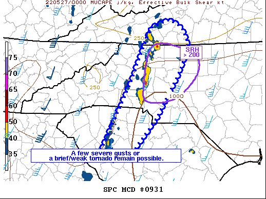 Mesoscale Discussion 931