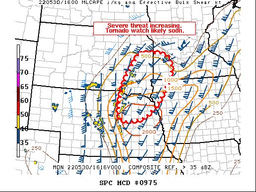 Mesoscale Discussion 975