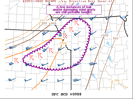 Mesoscale Discussion 988