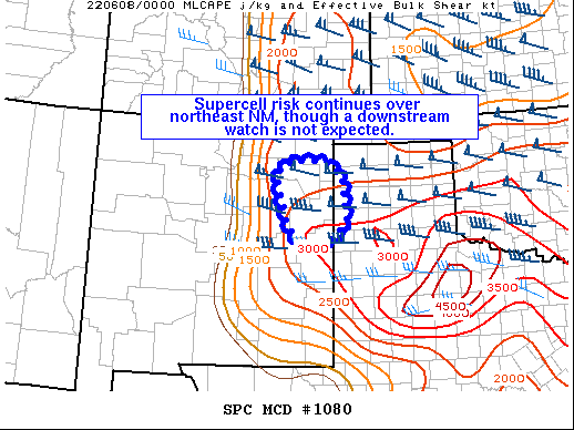Mesoscale Discussion 1080