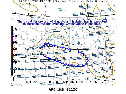 Mesoscale Discussion 1120