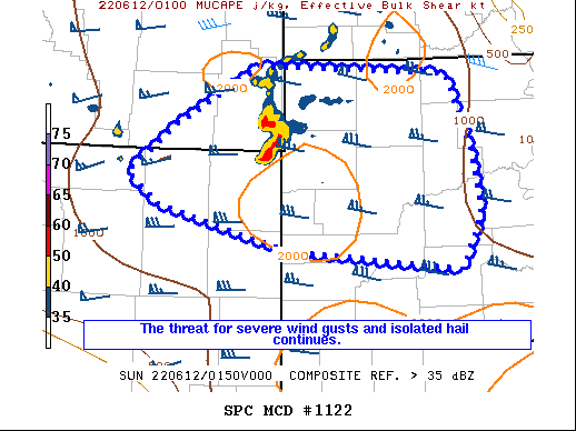 Mesoscale Discussion 1122