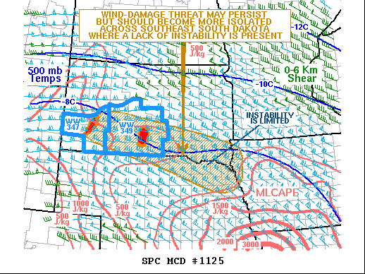 Mesoscale Discussion 1125