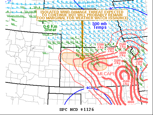 Mesoscale Discussion 1126