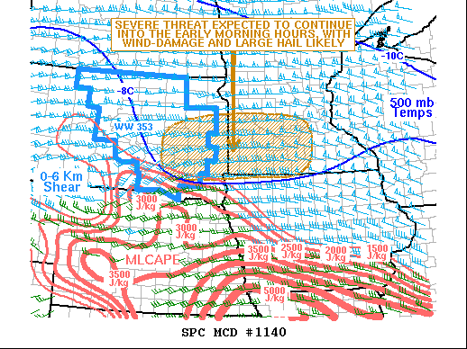 Mesoscale Discussion 1140