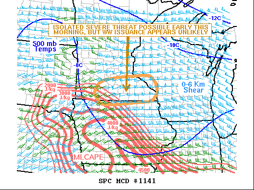 Mesoscale Discussion 1141