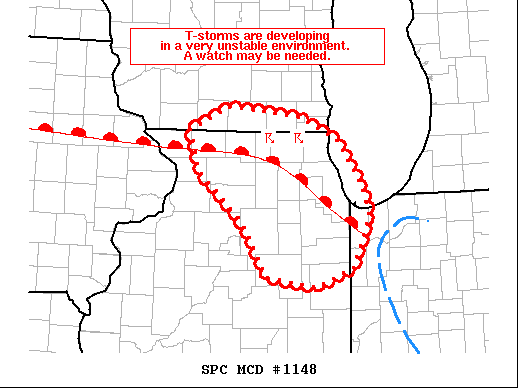 Mesoscale Discussion 1148