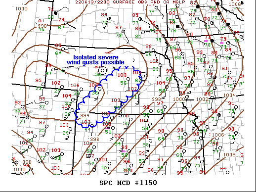 Mesoscale Discussion 1150