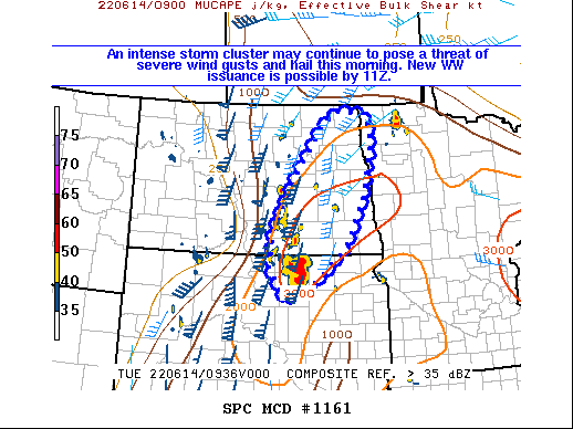 Mesoscale Discussion 1161