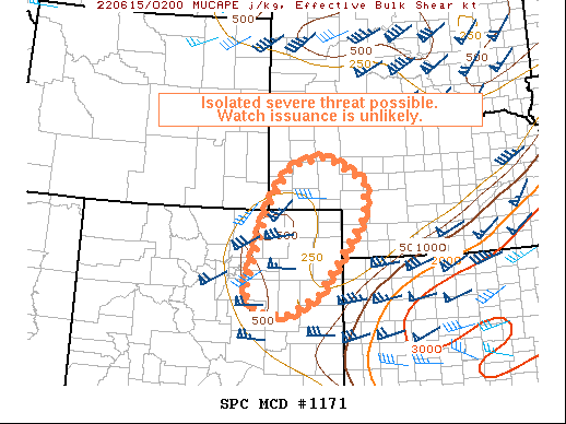 Mesoscale Discussion 1171