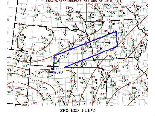 Mesoscale Discussion 1172
