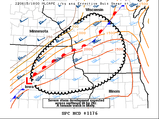 Mesoscale Discussion 1176