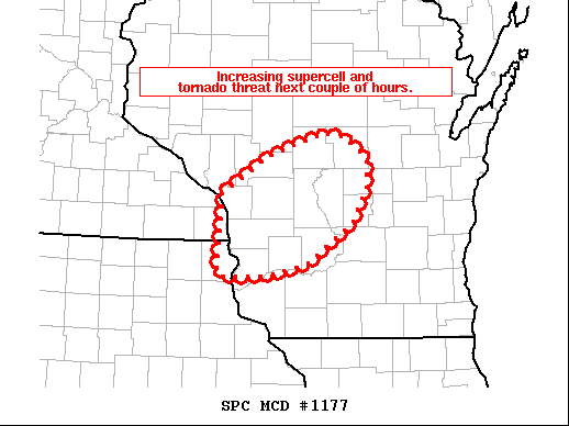 Mesoscale Discussion 1177