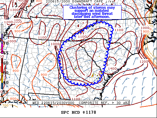 Mesoscale Discussion 1178