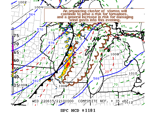 Mesoscale Discussion 1181