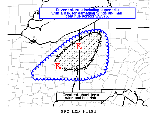 Mesoscale Discussion 1191