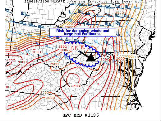 Mesoscale Discussion 1195