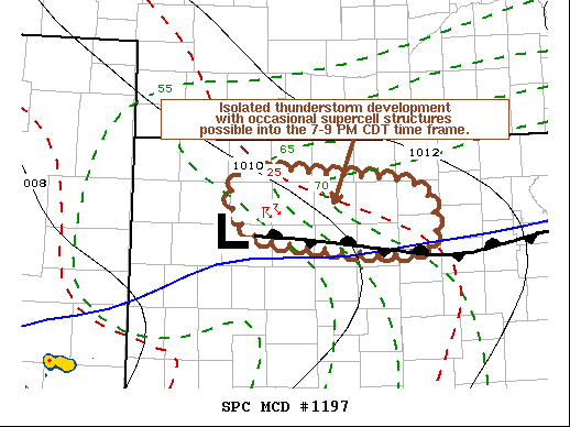 Mesoscale Discussion 1197