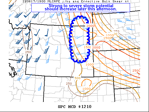 Mesoscale Discussion 1210