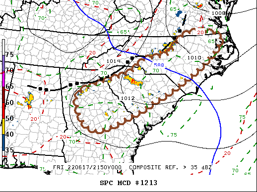Mesoscale Discussion 1213