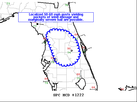 Mesoscale Discussion 1222