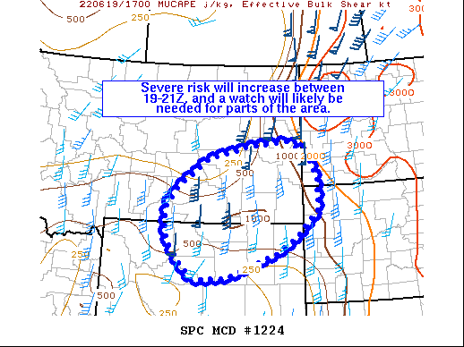 Mesoscale Discussion 1224