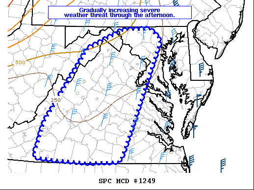 Mesoscale Discussion 1249
