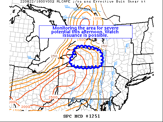 Mesoscale Discussion 1251