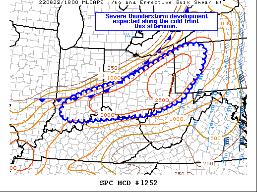 Mesoscale Discussion 1252