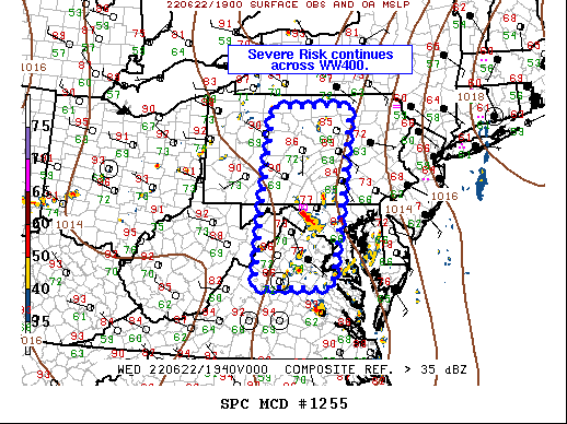 Mesoscale Discussion 1255