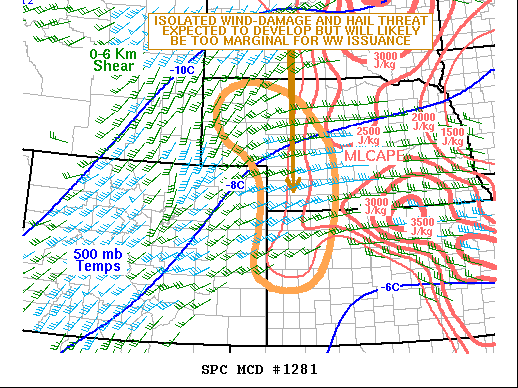 Mesoscale Discussion 1281